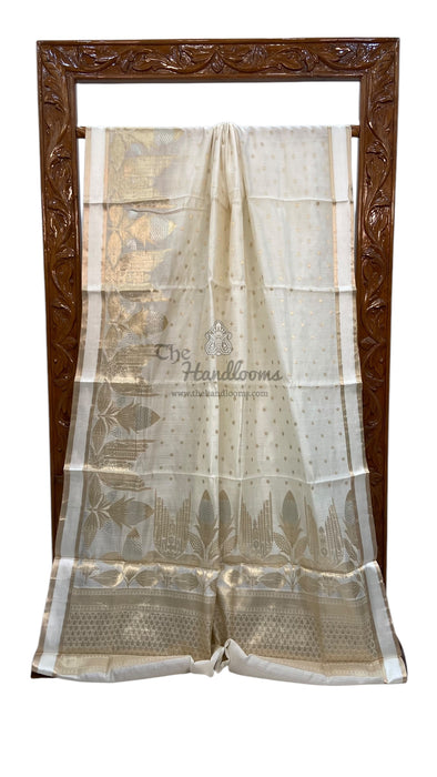 Pure Kota Chex silk Banarasi Handloom Saree