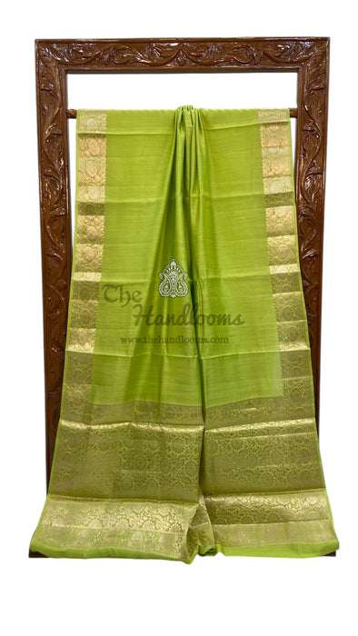 Pure Chiniya Silk Khaddi Handloom Banarasi Saree