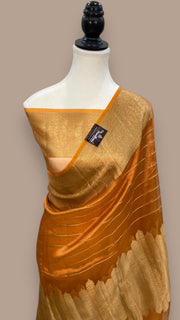 Pure Metallic Tissue Handloom Banarasi Saree - The Handlooms