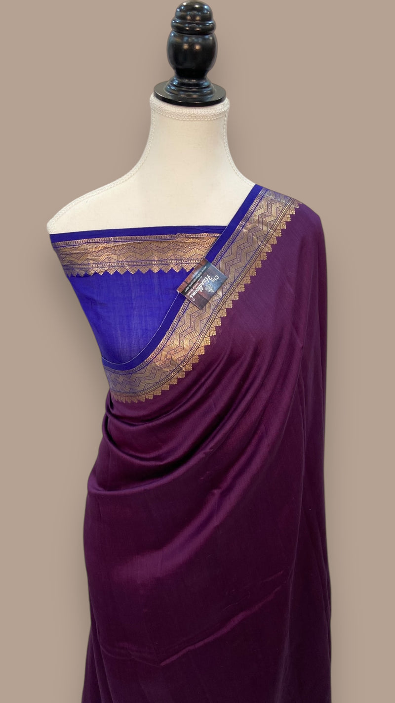 Pure Chiniya Silk Handloom Banarasi Saree - The Handlooms