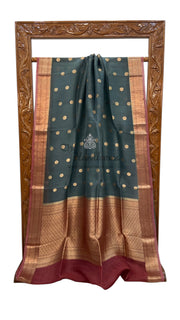 Pure Kora Handloom Banarasi Saree - The Handlooms