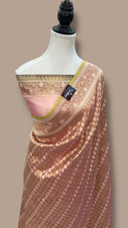 Pure Tissue Reshmi zari Banarasi Saree - The Handlooms