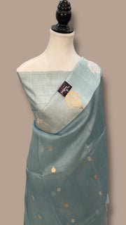 Pure Kora Handloom Banarasi Saree - The Handlooms