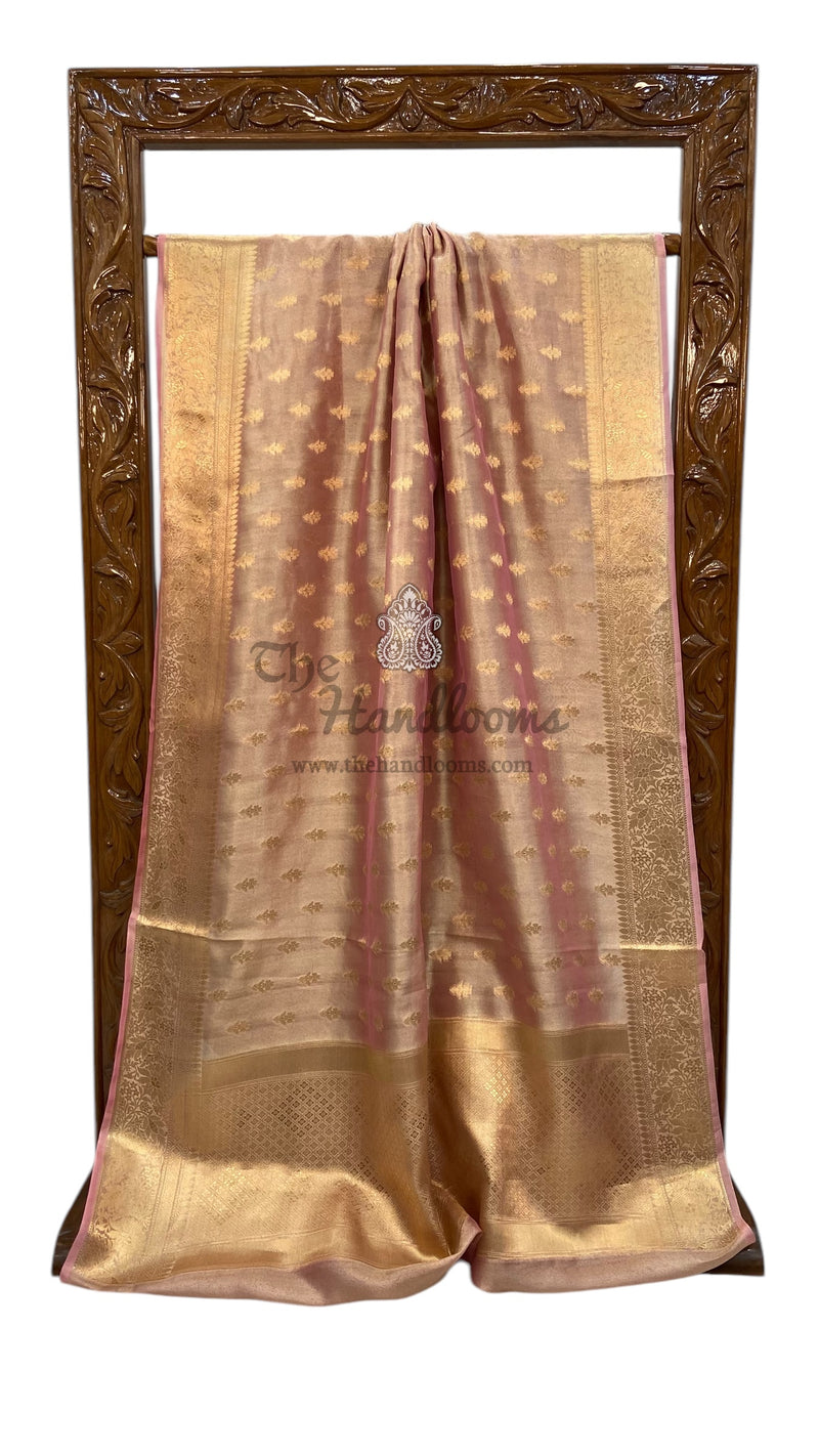 Pure Kora Tissue Handloom Banarasi Saree - The Handlooms