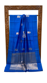 Pure Mango Silk Banarasi Handloom Saree - The Handlooms