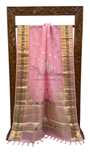 Pure Kora Handloom Banarasi Saree - The Handlooms