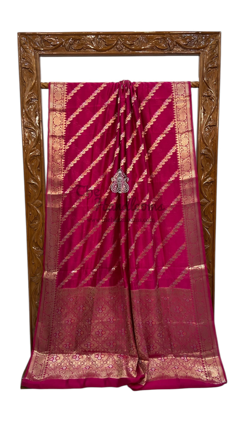 Pure Mango Silk Handloom Banarasi Saree - The Handlooms