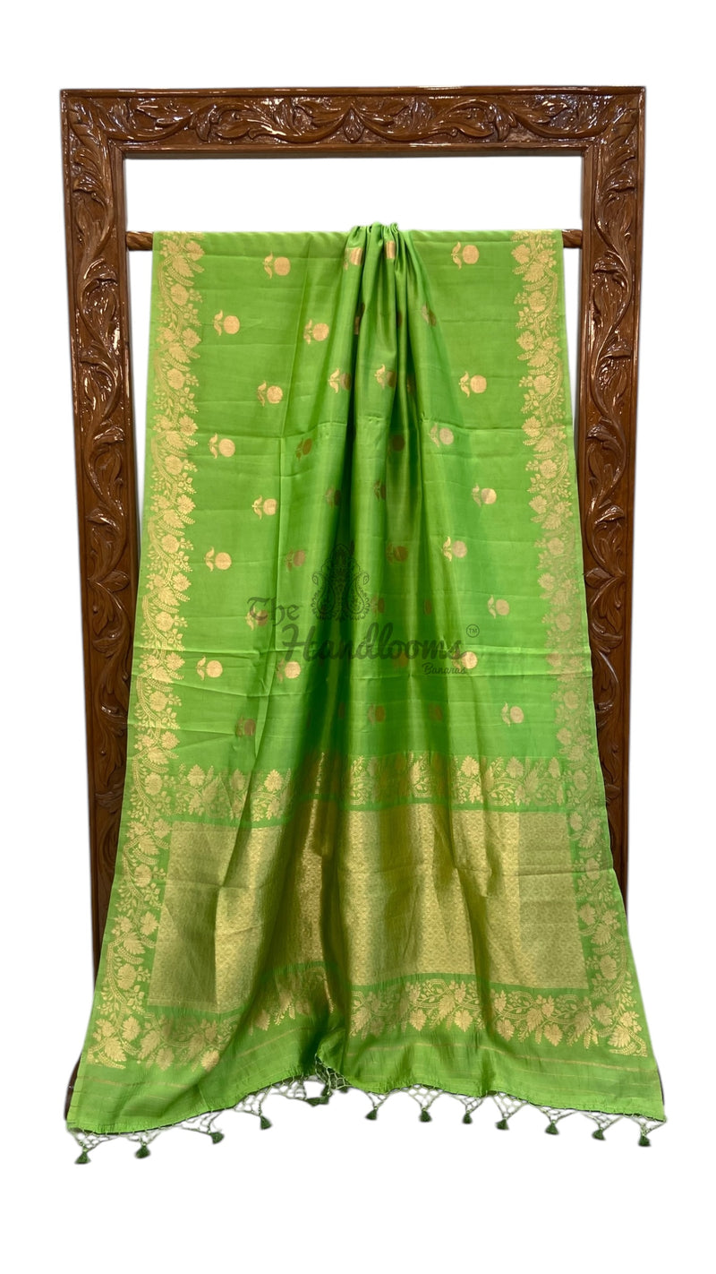 Pure Katan Silk Banarasi Handloom Saree - The Handlooms