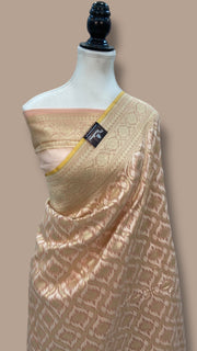 Pure Cotton Tissue Banarasi Handloom Saree - The Handlooms