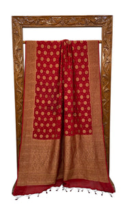 Pure Khaddi Georgette Handloom Banarasi Saree - The Handlooms