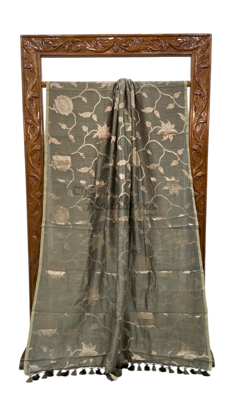 Moonga Silk Handloom Banarasi Saree - The Handlooms