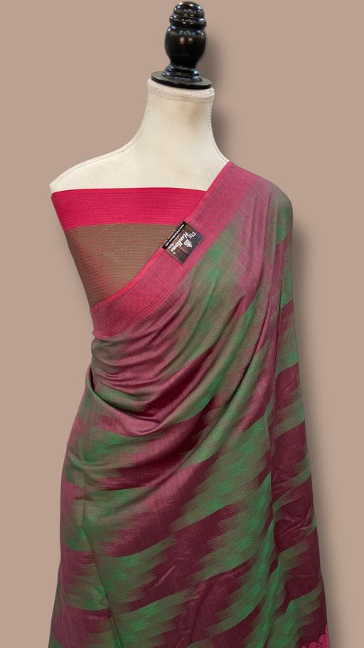 Pure Chiniya Silk Handloom Banarasi Saree - The Handlooms
