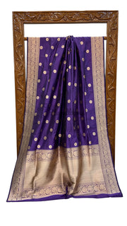 Madhuri Dixit Nene in our Pure Katan Silk Banarasi Handloom Saree - All Over Kadua Motifs - The Handlooms