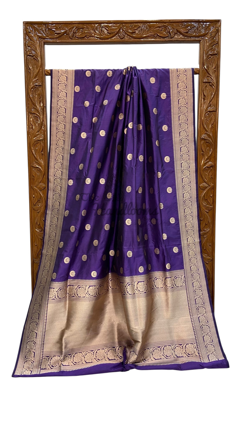 Madhuri Dixit Nene in our Pure Katan Silk Banarasi Handloom Saree - All Over Kadua Motifs - The Handlooms