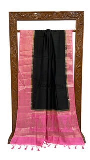 Pure Chiniya Silk Khaddi Handloom Banarasi Saree - The Handlooms
