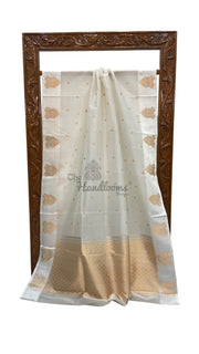 Pure Kora Handloom Banarasi Saree - The Handlooms