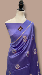 Pure Mango Silk Banarasi Handloom Saree - The Handlooms