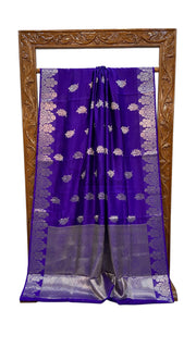 Pure Mango Silk Banarasi Handlokom Saree - The Handlooms