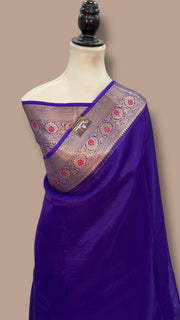 Pure Kora Silk Handloom Banarasi Saree - The Handlooms