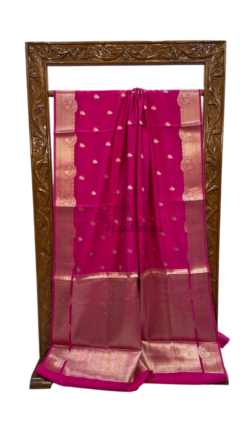 Pure Chiniya Silk Handloom Banarasi Saree - The Handlooms