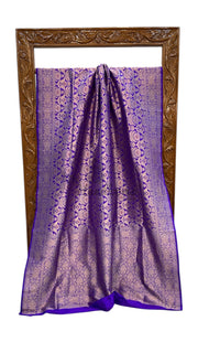 Regal Pure Katan Silk Banarasi Saree – Handwoven Tanchui Brocade with Meenakari Work - The Handlooms