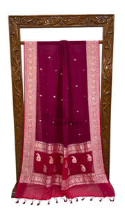 Pure Georgette Handloom Banarasi Saree - The Handlooms