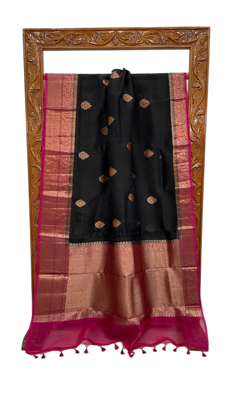 Pure Kora Handloom Banarasi Saree