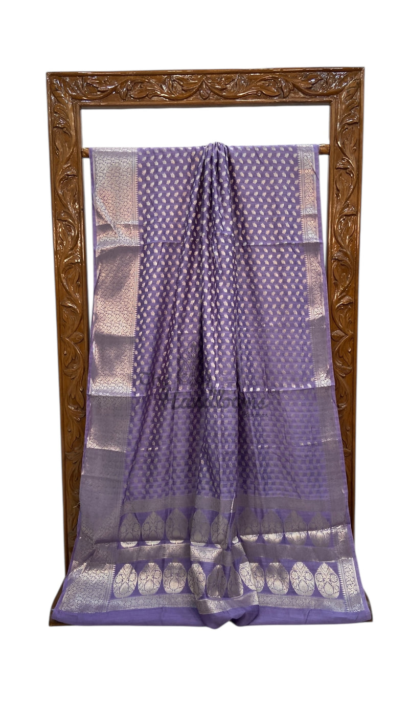 Pure Chiniya Silk Khaddi Handloom Banarasi Saree