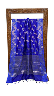 Pure Mango Silk Banarasi Handloom Saree - The Handlooms