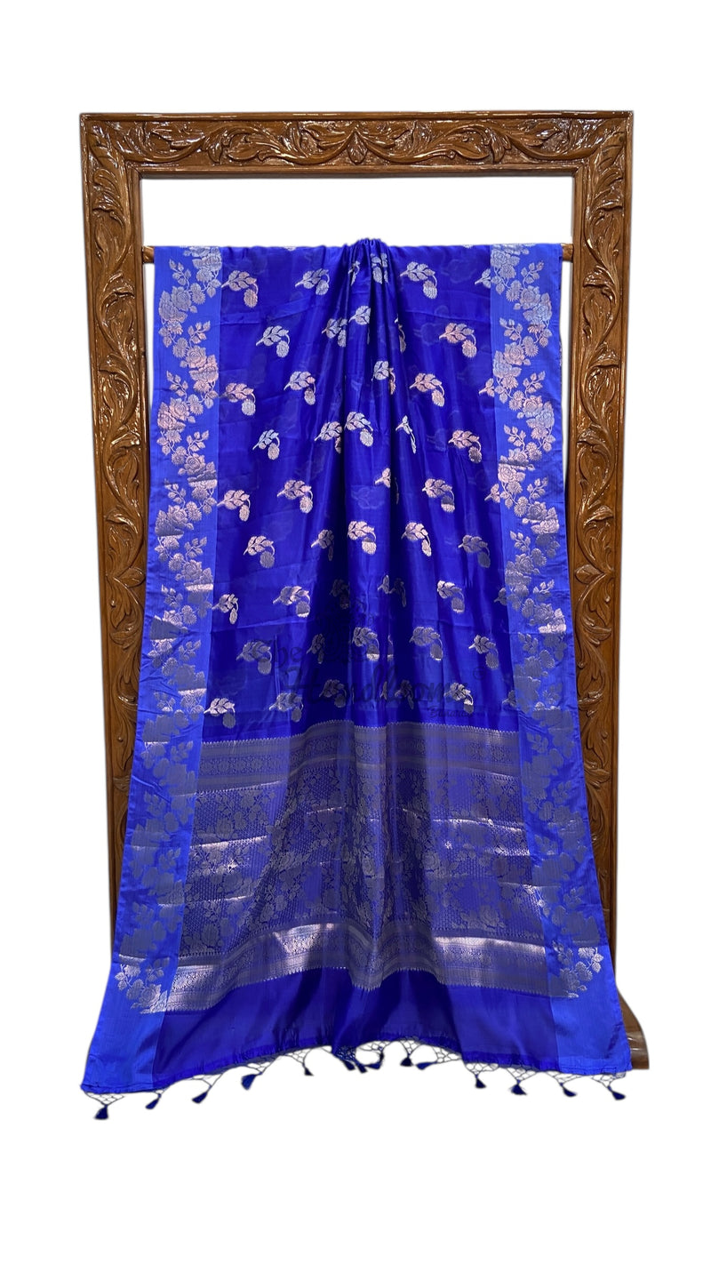 Pure Mango Silk Banarasi Handloom Saree - The Handlooms