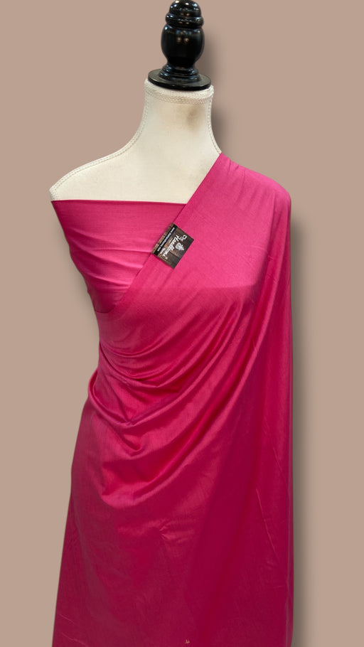 Pure Katan Chiniya Silk Handloom Banarasi Saree-Plain - The Handlooms