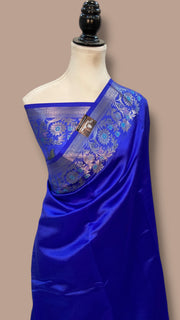 Pure Mango Silk Banarasi Handloom Saree - The Handlooms