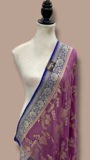 Pure Khaddi Georgette Handloom Dupatta - The Handlooms