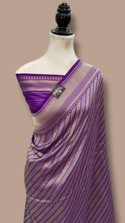 Pure Katan Silk Banarasi Handloom Saree - All Over Sona Roopa Jaal Work - The Handlooms