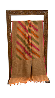 Pure Khaddi Georgette Handloom Banarasi Saree - The Handlooms