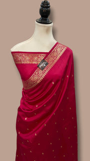 Pure Katan Silk Handloom Saree - The Handlooms