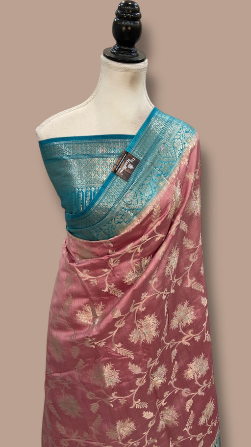 Pure Chiniya Silk Handloom Banarasi Saree - The Handlooms