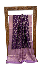 Pure Mango Silk Banarasi Handloom Saree - The Handlooms