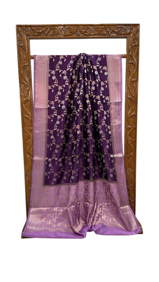 Pure Mango Silk Banarasi Handloom Saree - The Handlooms