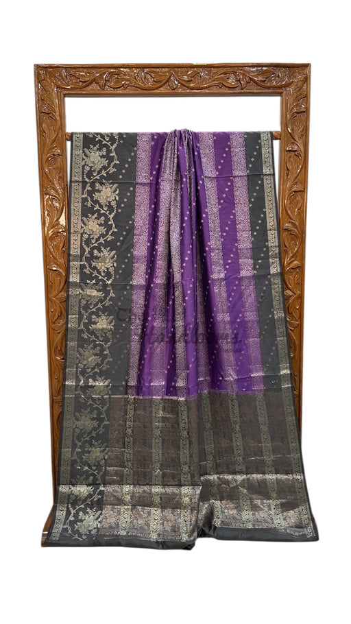 Pure Chiniya Silk Handloom Banarasi Saree - The Handlooms
