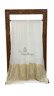 Khaddi Georgette Handloom Banarasi Saree - The Handlooms