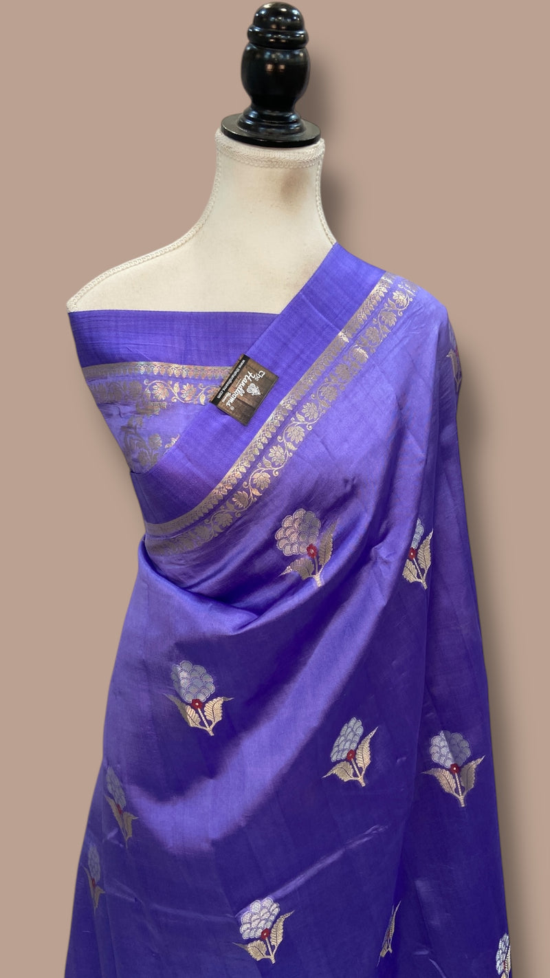 Pure Mango Silk Banarasi Handloom Saree