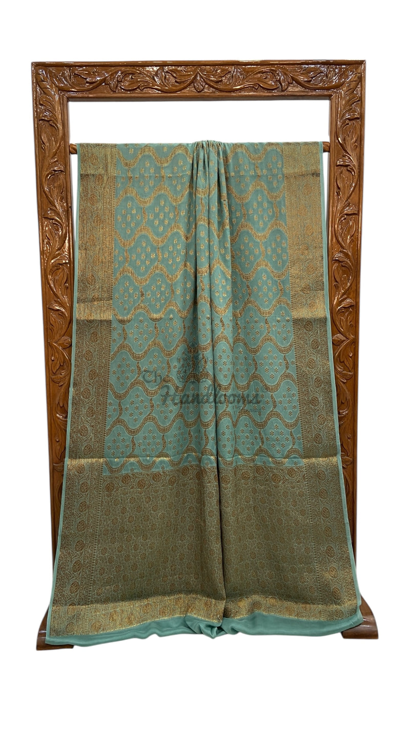 Pure Chiffon Khaddi Banarasi Saree