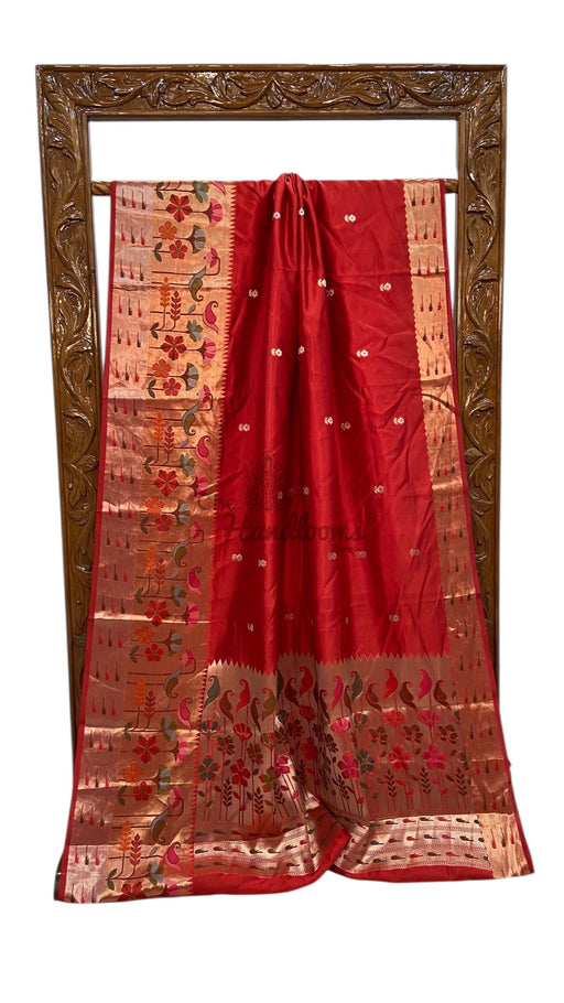Pure Mango Silk Banarasi Handloom Saree - The Handlooms