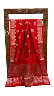 Pure Dupion Silk Banarasi Saree - The Handlooms