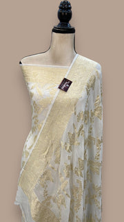 Khaddi Georgette Banarasi Dress material - The Handlooms