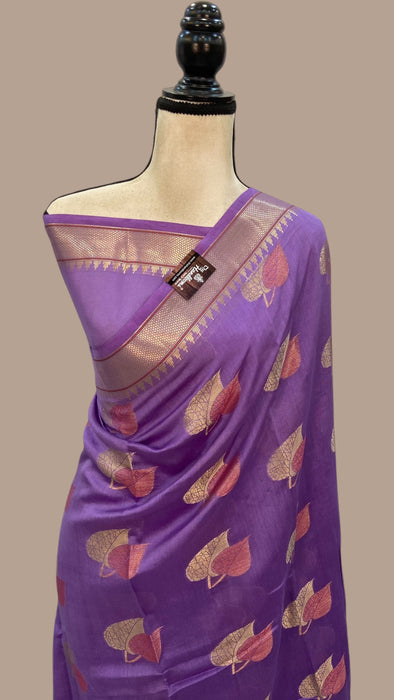 Pure Chanderi Handloom Banarasi Saree