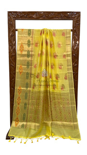 Pure Chanderi Handloom Banarasi Saree - The Handlooms