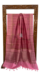 Pure Tussar Silk Handloom Banarasi Saree - The Handlooms