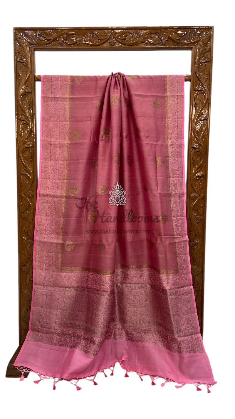 Pure Tussar Silk Handloom Banarasi Saree - The Handlooms